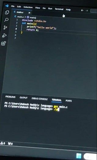 How to Run C programing in VS code for windows and Mac##subscribe ##