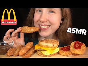 ASMR McDONALD'S BREAKFAST MUKBANG (No Talking) EATING SOUNDS