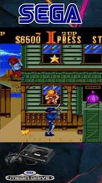 Sega Mega drive Sunset Riders gameplay from a comparison video
