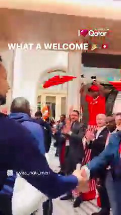 🇨🇭The Switzerland national football team has arrived in Qatar! The team will be staying at Le Royal Meridien Doha and training at the University of Doha Training Facilities. ✅ Welcome to Qatar! 🇶🇦 📹: Swiss Nati Men #Qatar #SwitzerlandNationalFootballTeam #natimiteuch #lanatiavecvous #fifaworldcupqatar2022 #WorldCupQatar2022 #FIFA2022 #Qatar2022 Swiss Football Association - SFV ASF | ILoveQatar.net - ILQ