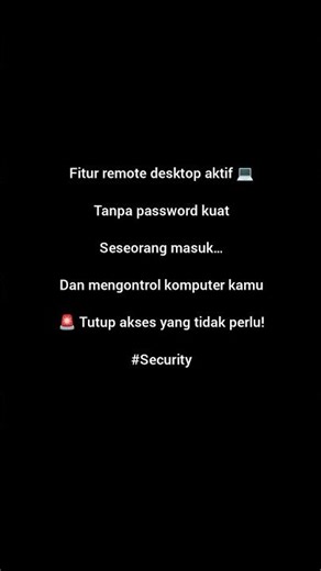 Remote Desktop Terbuka