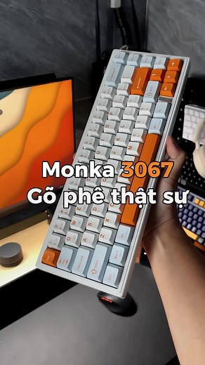Monka 3067 Pro V2 - Bàn Phím Cơ 6.7 Layout, LED Mạchsui, BA Mode - Review