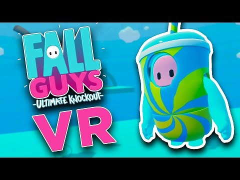 FALL GUYS VR is a NIGHTMARE! - VRChat on Oculus Quest