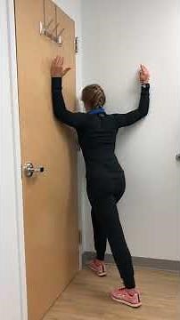 Corner stretch for improved shoulder mobility