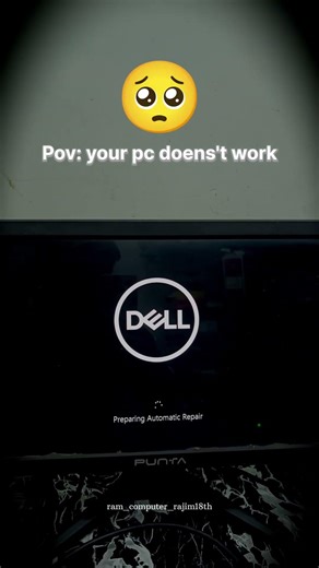 Preparing Automatic Repair problem for pc & laptop. #desktop #laptop #hardworking #windows10