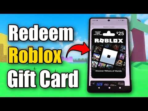 How to Redeem Roblox Gift Card On Phone (Step By Step)