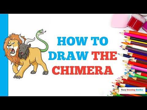 How to Draw The Chimera: Easy Step by Step Drawing Tutorial for Beginners