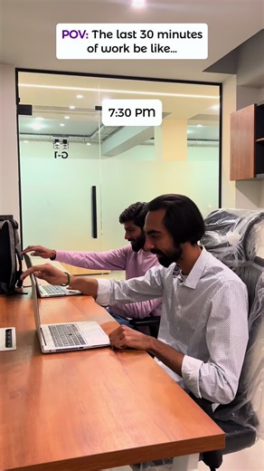 Clocking out is an art. Watch as the countdown to freedom begins! #pov #worklife #Office #officelife #trendingvideo #trending #reelschallenge #trendingtiktok #explore #explorepage #techieminions #companyculture #tiktok