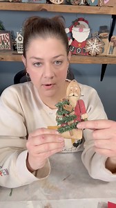 7.4K views · 149 reactions | DIY Primitive Santa Ornament | Burlap Kitchen | Facebook