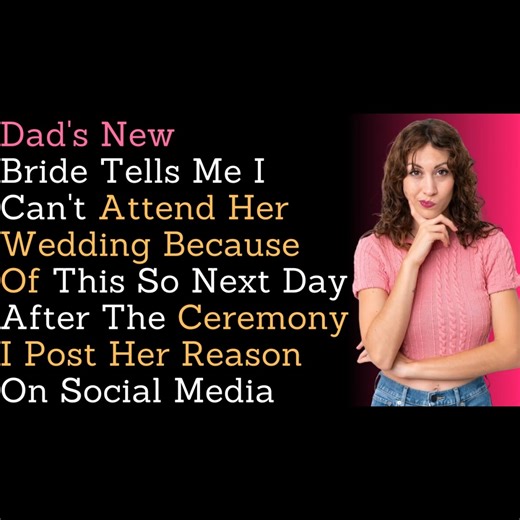 24K views · 202 reactions | Reddit Stories-Dad's New Bride Tells Me I Can't Attend Her Wedding Because Of This So Next Day After The Ceremony I Post Her Reason On Social Media . . . . . #familydrama #familytherapy #familyissues #datinglife #relationshiptips #relationshipadice #relationshipmemes #RedditAITA #reddit #redditmemes #redditposts #redditthread #redditpostings #redditreadings #redditreadings #redditstorytime | Reddit Relationships | Facebook