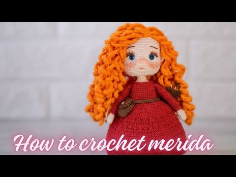 Crochet Merida LIVE | Brave Amigurumi Doll Tutorial | Cozy Chat