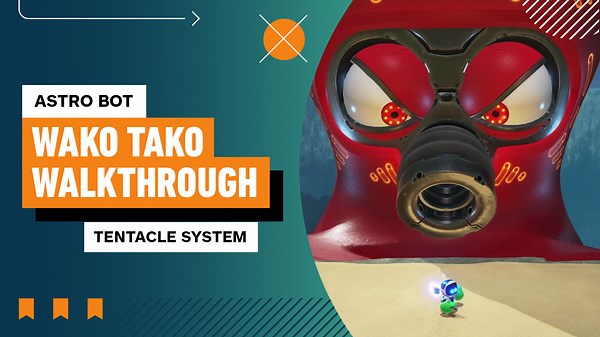 Astro Bot - Wako Tako Boss Walkthrough (All Collectibles)