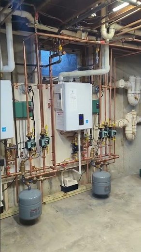 Navien NHB boiler install completed.