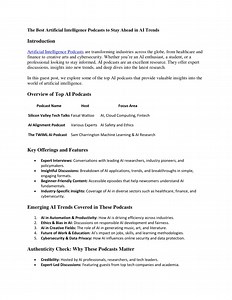 Artificial Intelligence Podcasts - SlideServe