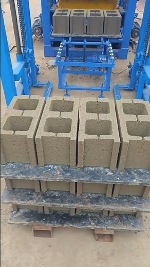 qt4 18 automatic cement concrete hollow block brick maker machine price for sale #blockmachine