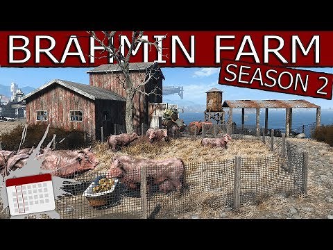 Fallout 4 Settlement Building - Brahmin Farm