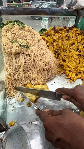 Delicious Egg Noodles Made on Street 😋🔥#shorts