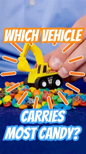 What Vehicle Carries the MOST Candy? 🍬 Toy Vehicle Challenge!