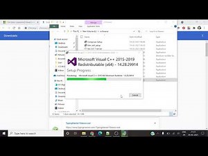 mysql workbench requires the visual c++ 2019 redistributable package to be installed