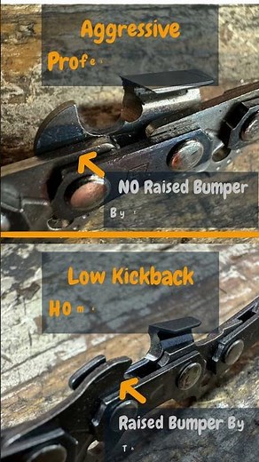 How To Tell The Difference Between Homeowner And Professional Chainsaw Chain! #chainsaw