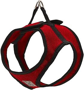 RC Pet Products Step in Cirque Soft Walking Dog Harness, Medium, Red