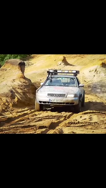 Off-Road Audi Adventure in Sandy Terrain