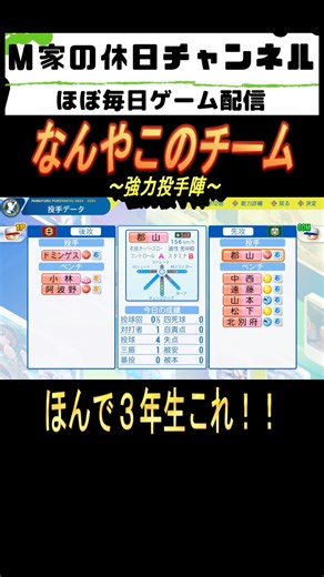 What is this team? [Power Pro 2025 Eikan Nine] #Gameplay #Eikan Nine #M Family Holiday #Power Pro...