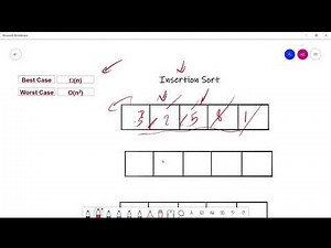 insertion sort - Algorithm design and analysis