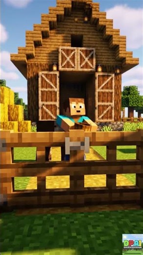 Minecraft Cow ESCAPES While Steve’s Not Looking! 😂💨 | Funny Minecraft Shorts