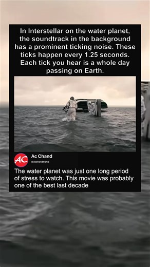 In Interstellar ticks happen every 1.25 seconds. Each tick you hear is a whole day passing on Earth.