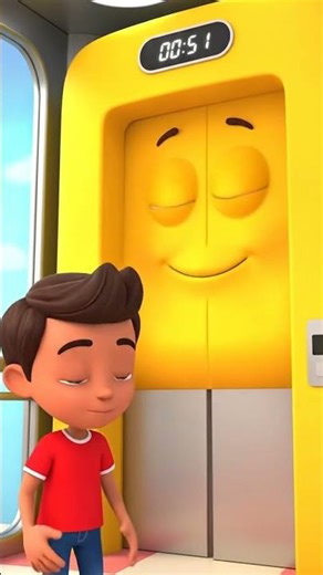 How an Elevator Moves Up and Down 🛗 | Science Explained in Cartoon Style #kidslearning #trending