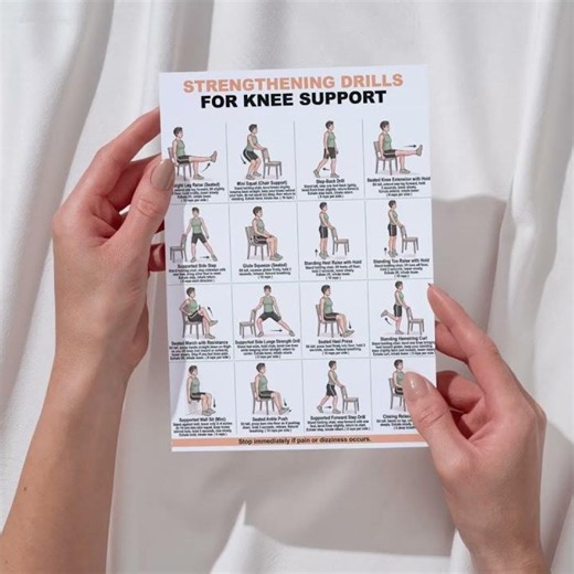 Hip Mobility Exercises Printable | Sciatica Stretches & Daily Mobility Routine PDF