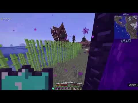 Roguelike Adventures and Dungeons Long Play (No Commentary Pt. 4 minecraft music w/ rain ambience )