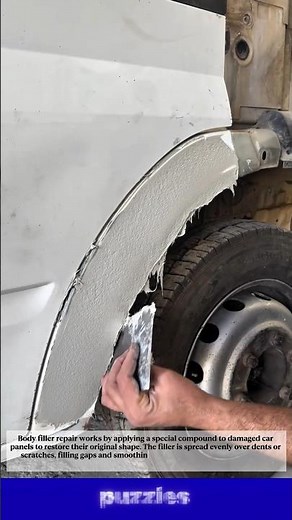 Car Body Repair Using Filler Looks Satisfying!