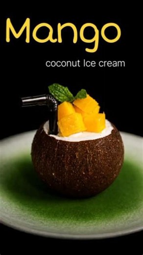 I Made Ice Cream Look Like a Real Coconut 😳 #food #shorts