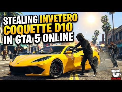 STEALING INVETERO COQUETTE D10 IN GTA 5 ONLINE | THE PODIUM ROBBERY SPEED RUN AND PARKOUR RACES #GTA