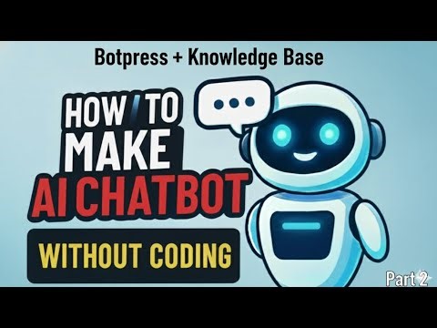 Part 2: Build an AI Chatbot Without Coding | Botpress Knowledge Base Tutorial in Hindi 2025 #chatbot