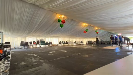 5.3K views · 132 reactions | The Rainford Junction marquee has recently been used for stage set building for the upcoming production of "Boys from the black stuff" showing at the Royal Court in Liverpool then heading down to London's West End. It was a pleasure to again help out local arts in our versatile marquee facility. Credits- Liverpools Royal Court Scenic Artists, Jen Baron, Abbie Jones and Chris McCourt | The Junction | Facebook