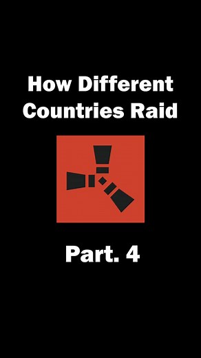 How different countries raid part 4! #rust #rustgame #rustclips #rustconsole #rusttok #fyp #rustgameplay #rustmemes #spoonkid