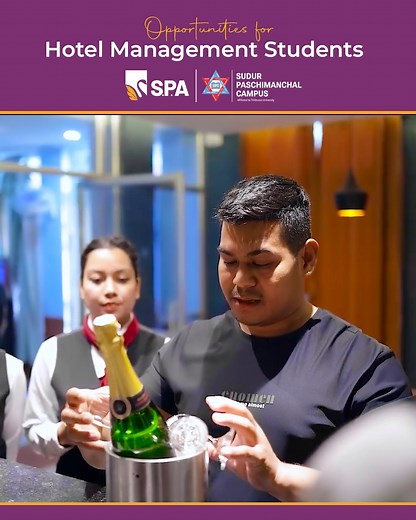 12K views · 211 reactions | Opportunities for Hotel Management students at SPA College. #SPACollege #SmartSPAains | SPA College | Facebook