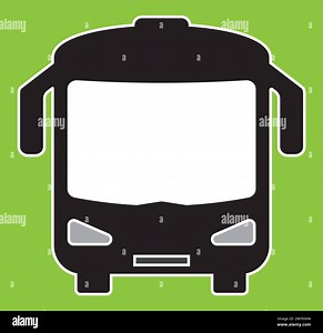 Bus Icon, Bus Vector Art Illustration template design Stock Vector Image & Art - Alamy