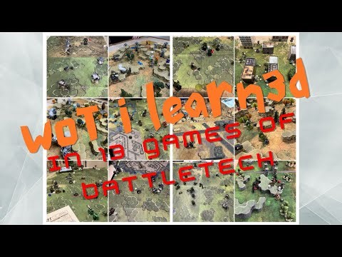 Lessons from all 13 games of BattleTech I played in July