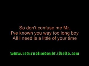 No Doubt - Excuse Mr Mr. (with lyrics)