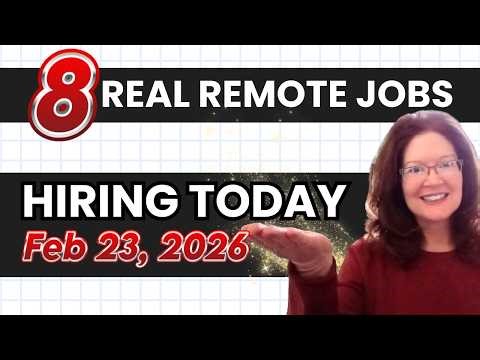 Cash Posting / Training Included / Entry Level / Mid Level: 8 Legit Remote Jobs Currently Hiring