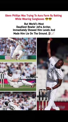 When Glenn Phillips Wore Sunglasses vs Jofra Archer... 😂👀#glenphillips #jofraarcher #engvsnz #shorts