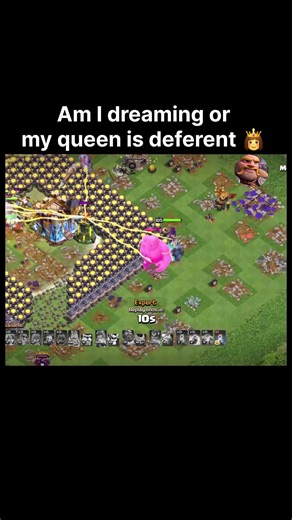 My Queen 👸 is deferent. #clashofclans #funny