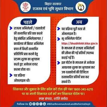 अब घर बैठे मिलेगा ज़मीन का सत्यापित काग़ज़ | Bihar Bhumi Abhilekh Online
