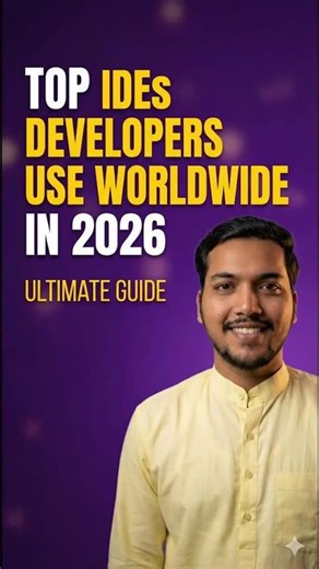 Top Developers Reveal Best IDEs for Coding Success in 2026 | #ide #programming #tools