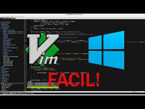 Como Instalar VIM en Windows | CON VIM-PLUG, easymotion, nerdtree, etc