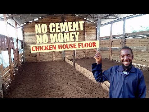 The best floor design for a Local chicken house || our dream Local chicken house [part 5]